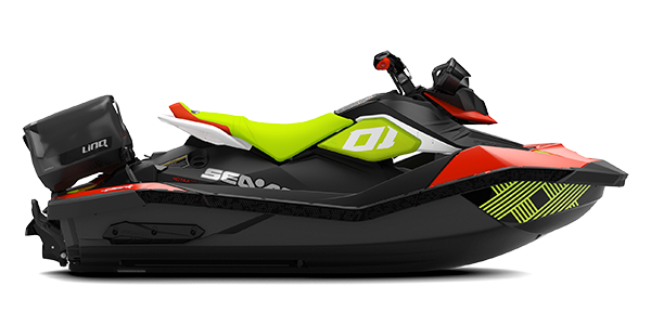 spark-trixx Seadoo with custom graphic design and fenders